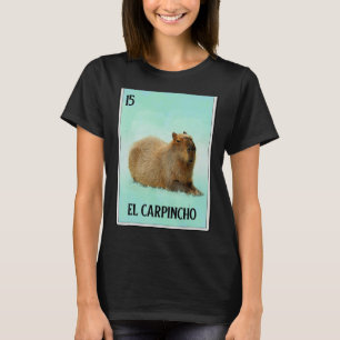 Camiseta El Carpincho Capybara Cartão Capibara Humor Animal