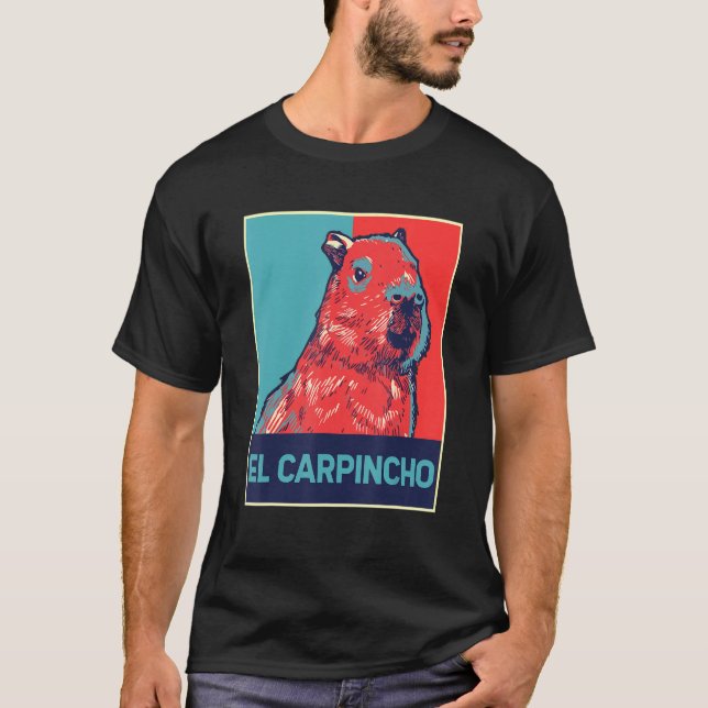 Camiseta El Carpincho Capybara Wild Animal Right Capybaras (Frente)