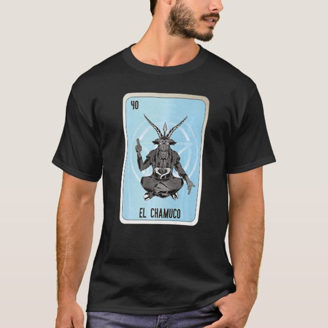 Camiseta El Chamuco Mexican Slang Lottery Bingo Cards  1 (Frente)