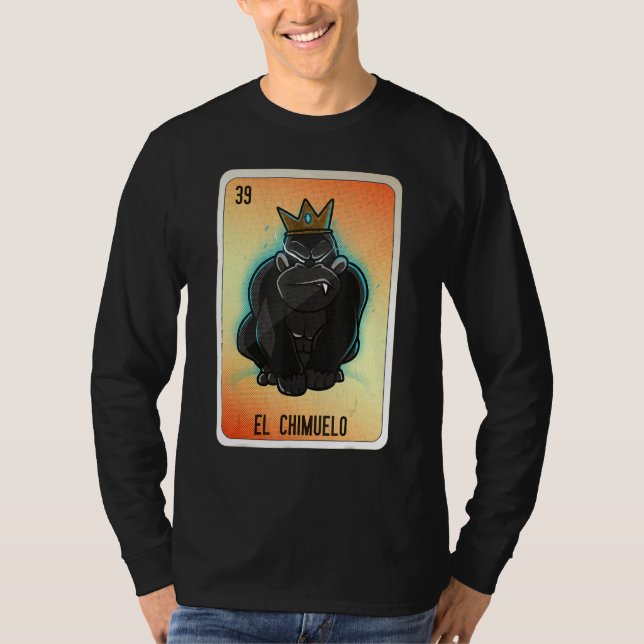 Camiseta El Chimuelo Mexican Slang Lottery Bingo Cards (Frente)