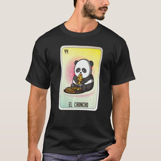 Camiseta El Choncho Mexican Slang Lottery Bingo Cards   (Frente)