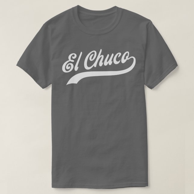 Camiseta EL CHUCO El Paso TX Classic Baseball Style Design (Frente do Design)