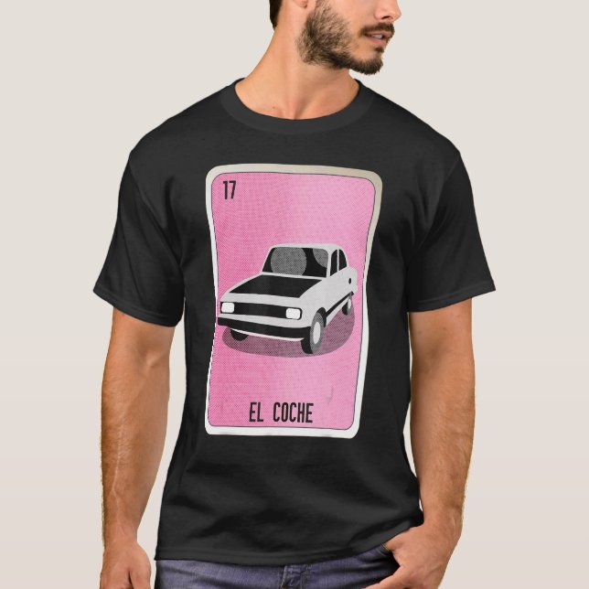 Camiseta El Coche Mexicano Slang - Cartões De Bingo De Lote (Frente)