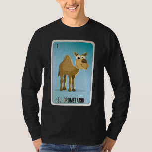 Camiseta El Dromedario Mexicano Slang Lottery Bingo Cards