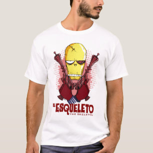 Camiseta EL Esqueleto: O t-shirt de esqueleto