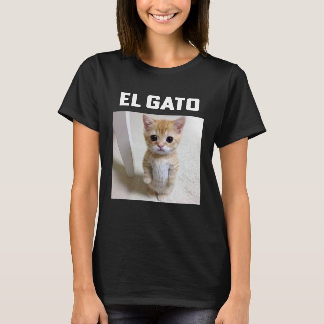 Camiseta El Gato Meme Cat (Frente)