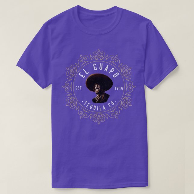 Camiseta El Guapo Tequila (Frente do Design)