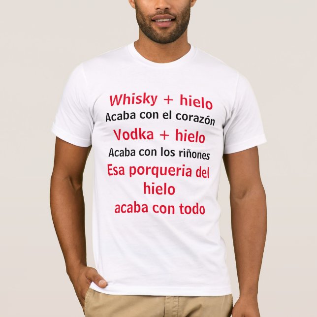 Camiseta el hielo acaba con todo (Frente)