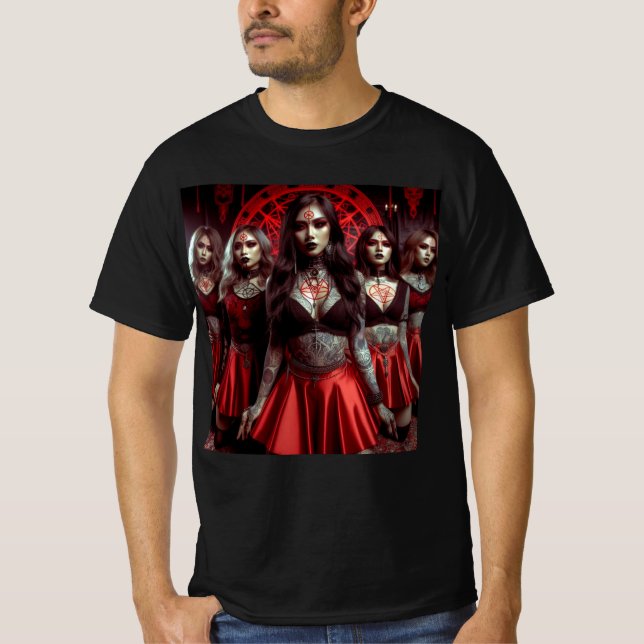Camiseta El Lado Oscuro: Mujeres Poseídas por Satanás (Frente)