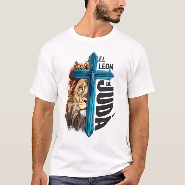 Camiseta el león de judá (Frente)