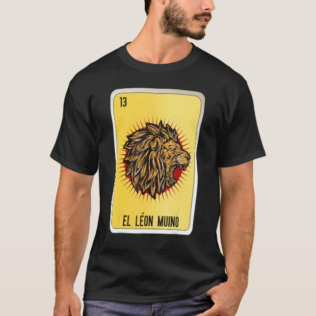 Camiseta El Leon Muino Mexican Slang Lottery Bingo Cards (Frente)
