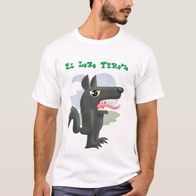 Camiseta El Lobo Feroz (O Lobo Mau) (Frente)