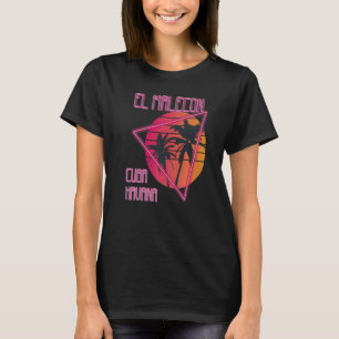 Camiseta El Malecon Palm Tree Cuba Havana Caribe Premium
