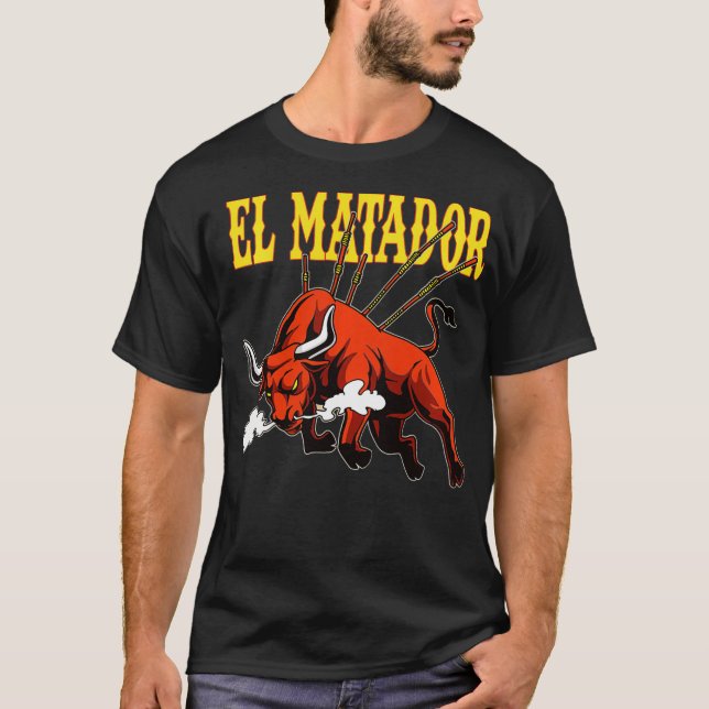 Camiseta El Matador Bulltourador Bull Torero (Frente)