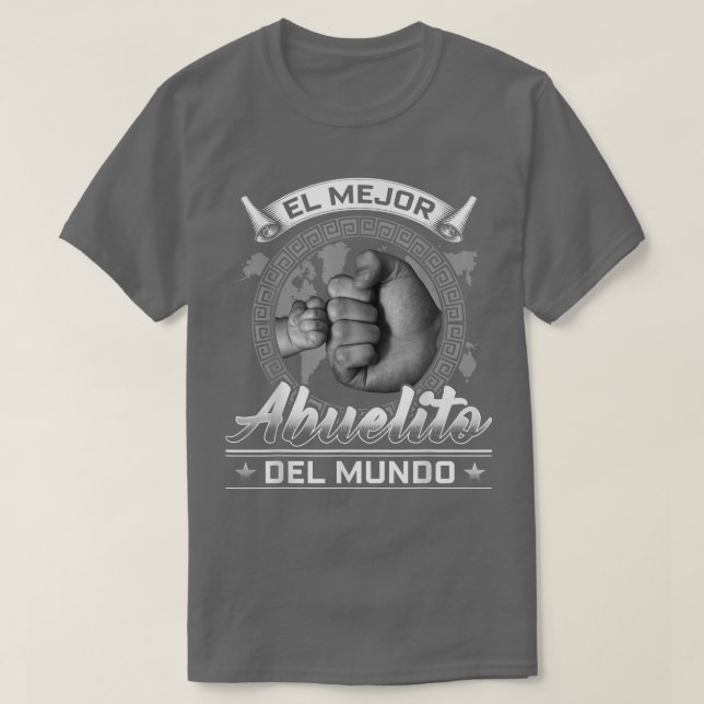 Camiseta El Mejor Abuelito Del Mundo Men American Flag Deco (Frente do Design)