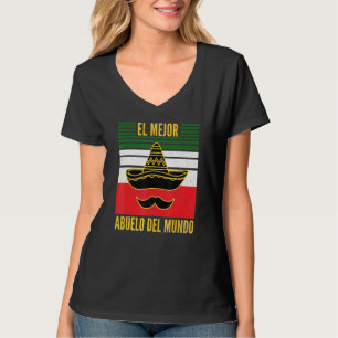 Camiseta El Mejor Abuelo Del Mundo Dia de os pais