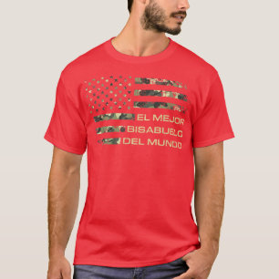 Camiseta El Mejor Bisabuelo Del Mundo Men Retro American Fl