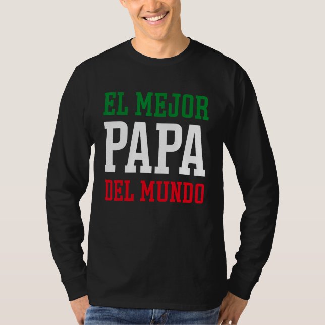 Camiseta El Mejor Papa Del Mundo (Frente)