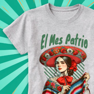 Camiseta El Mes Patrio - Sep de Independência Mexicana