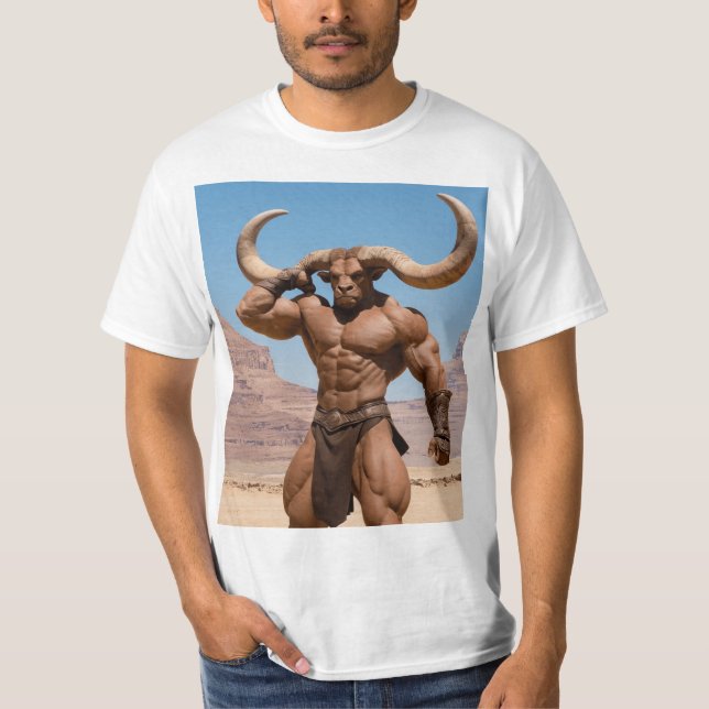 Camiseta El Minotauro: Mito y Magia en Tu Estilo (Frente)