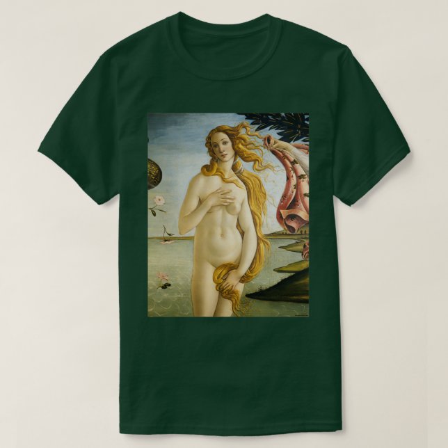 Camiseta El nacimiento de Venus Sandro Botticelli (Frente do Design)