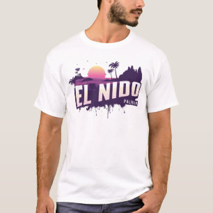 Camiseta El Nido Palawan - Ilha Filipina Retro Souvenir