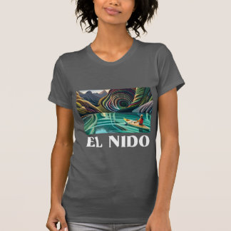 Camiseta : El Nido, Palawan, Linda praia, Filipinas