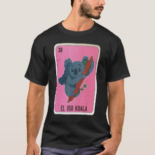 Camiseta El Oso Koala Mexicano Slang - Cartões De Bingo