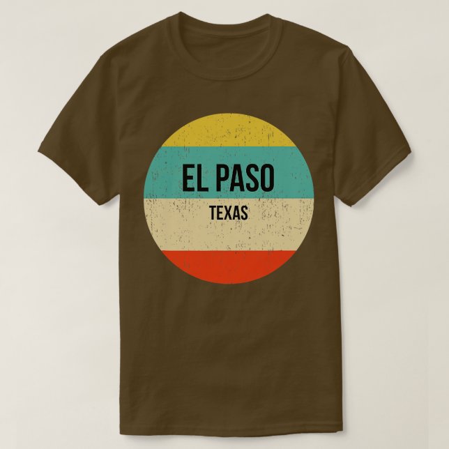 Camiseta El Paso Texas El Paso (Frente do Design)