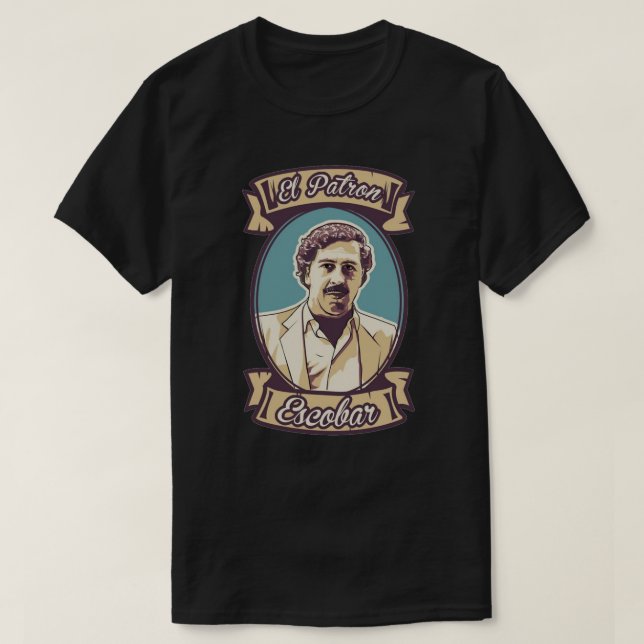 Camiseta El Patron Escobar Essential T-Shirt.png (Frente do Design)