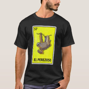 Camiseta El Perezoso Loteria de Paródia Mexicana