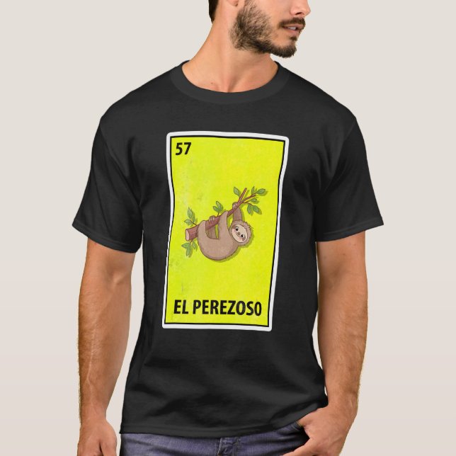Camiseta El Perezoso Mexicano Parody Lottery Sloth (Frente)