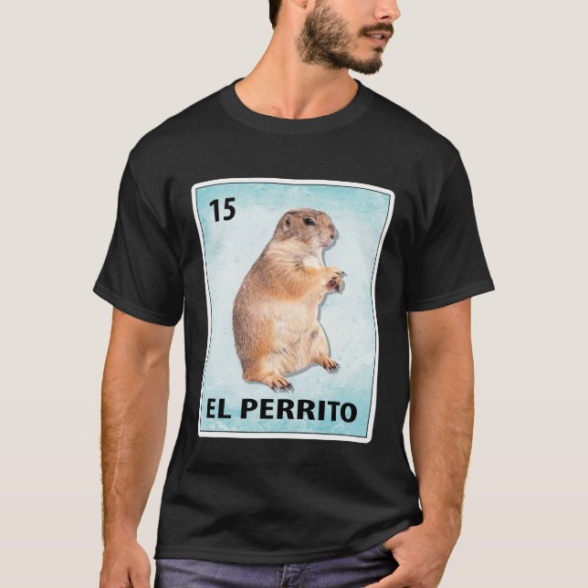 Camiseta El Perrito Mexican Prairie Dog Cards (Frente)
