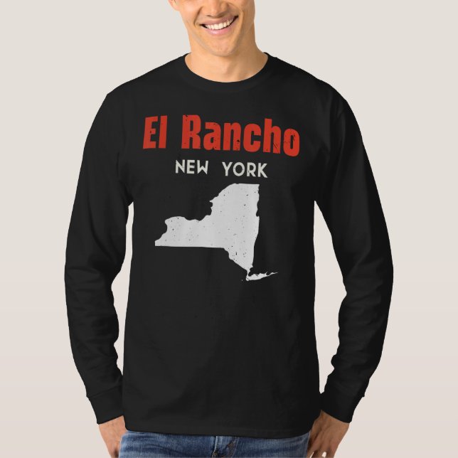 Camiseta El Rancho New York State America Viagem New Yo (Frente)
