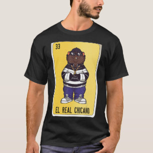 Camiseta El Real Chicano Mexicano Slang - Placas De Bingo