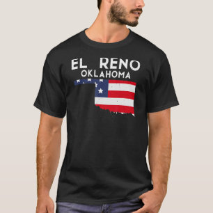 Camiseta El Reno EUA Estado América Viagem Oklahoman