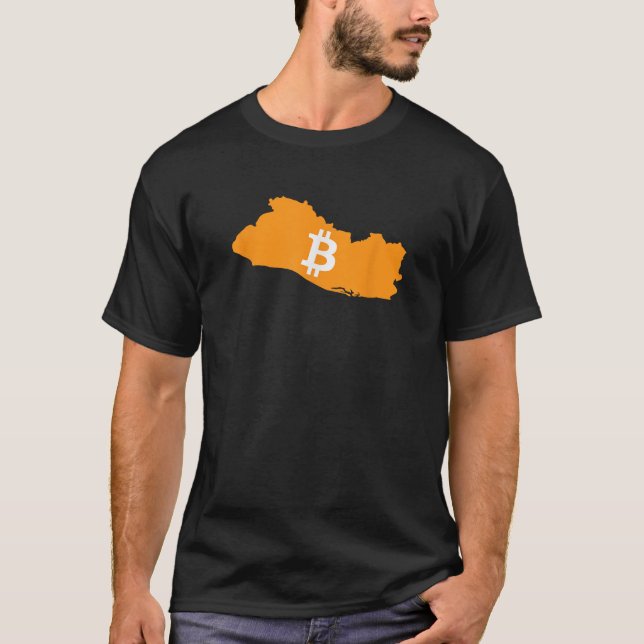 Camiseta El Salvador Bitmoney BTC Moeda Valorização Aplicat (Frente)