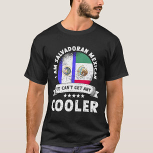 Camiseta El Salvador Flag México Cultivou País Patriótico