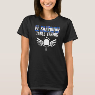 Camiseta El Salvador Mesa Suporta Ping Salvadoreano