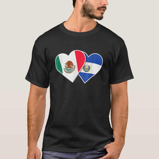 Camiseta El Salvador México Sinalizador El Salvadoriano Mex (Frente)