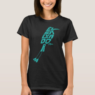 Camiseta El Salvador Motmot Ave Palavra Animal