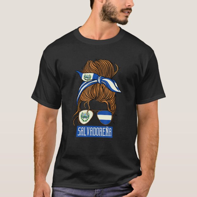 Camiseta El Salvador Salvadoreña (Frente)