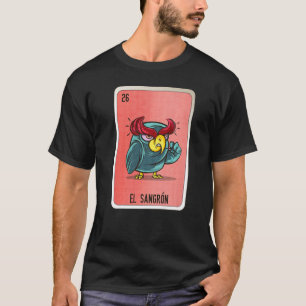 Camiseta El Sangrón (Loteria Mexicana) Cartões de Loteria
