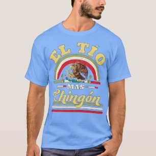 Camiseta El Tio Mas Chingon Tio da Bandeira Mexicana