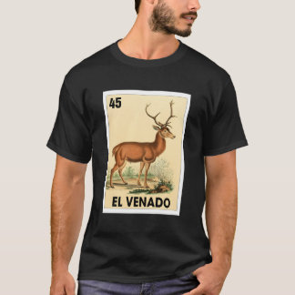 Camiseta El Venado O Deer Mexicano Bingo Card Deer Lover S