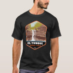 Camiseta El Yunque National Forest Porto Rico Vintage<br><div class="desc">El Yunque National Forest vetor trabalho de arte design. El Yunque National Forest é uma floresta tropical no nordeste de Porto Rico.</div>