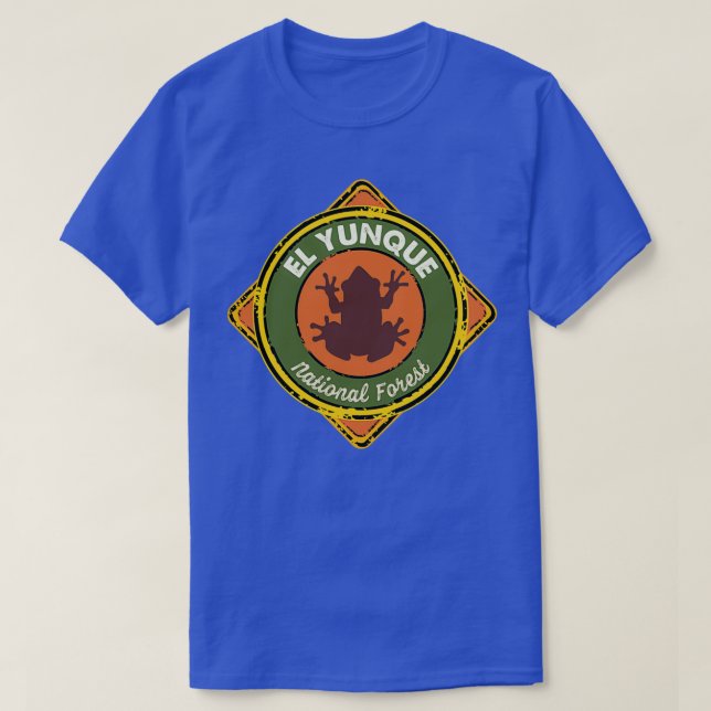 Camiseta El Yunque National Forest Sticker and Mug CCC 1 (Frente do Design)
