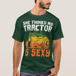Camiseta Ela Acha Que Meu Trator É Sey