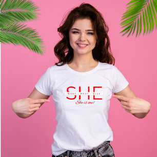 Camiseta Ela Acordar, Reze, Slay-Ela sou eu