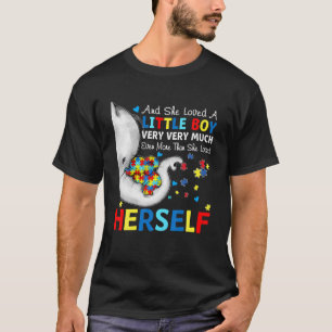Camiseta Ela Adorava Um Menino Muito Autismo Elefante M